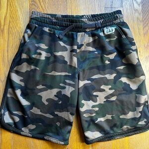 GAP Kids Camouflage Shorts - Green and Brown